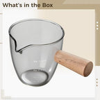 Wooden Handle with Shot Glasses, 2 Pcs 90 Ml, 3 Fl Oz, Ideal Machines for, Precise Shot Glasses Measurements Coffee Enthusiasts - Image 5