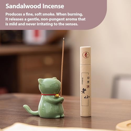 Matcha Whisk Set, Zen Travel Ceremony Kit with Cat Figurine & Incense, 9-Piece Portable Set with Bowl, Bamboo Whisk & Bag (K) - Image 6