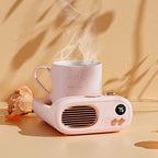 Coffee Mug Warmer Cup Warmer - Mug Warmer with 3 Temperature Settings & Light Indicator for Desk Electric Coffee Warmer, Electric Beverage Warmer, Drink Warmer for Home Office Coffee Cup,Pink by Unknown
