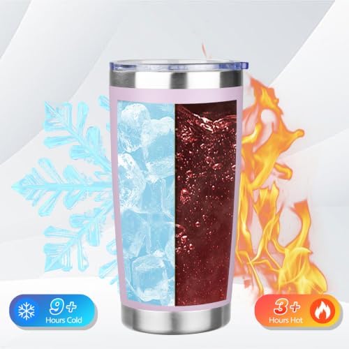 DIW 20oz Insulated Tumbler Bulk Travel Coffee Mug with Lid(Mixed-2,4 Pack) - Image 4
