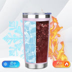 DIW 20oz Insulated Tumbler Bulk Travel Coffee Mug with Lid(Mixed-2,4 Pack) - Image 4