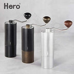 Hero S01 Hand Coffee Grinder, Stainless Steel Mortar, Adjustable Coarseness, Easy to Clean, Stainless Grinding core ABS shell（Brown） - Image 6
