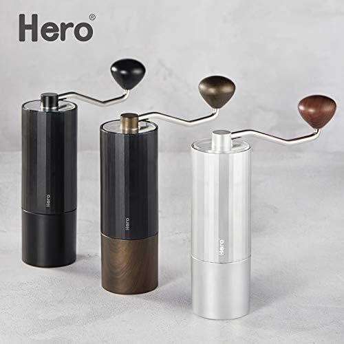 Hero S01 Hand Coffee Grinder, Stainless Steel Mortar, Adjustable Coarseness, Easy to Clean, Stainless Grinding core ABS shell（Brown） - Image 6