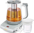 Health Pot Electric Kettle with Infuserand stew pot,Smart Fruit Hot Tea Maker, Temperature Control and Tea Keep Warm, 12 Functional Procedures, 1.8 Liters of Capacity by cglightwsparkle