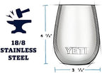 YETI Rambler 10 oz Wine Tumbler, Vacuum Insulated, Stainless Steel with MagSlider Lid, Rescue Red - Image 2