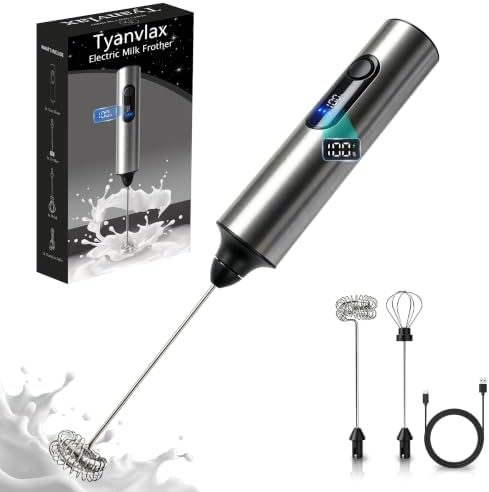 Rechargeable Milk Frother Handheld,Coffee Frother Drink Mixer wand by Unknown