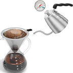 Coffee Gator Pour Over Coffee Maker 27oz 800ml Gooseneck Kettle 40oz Stainless Steel by CoffeeGator