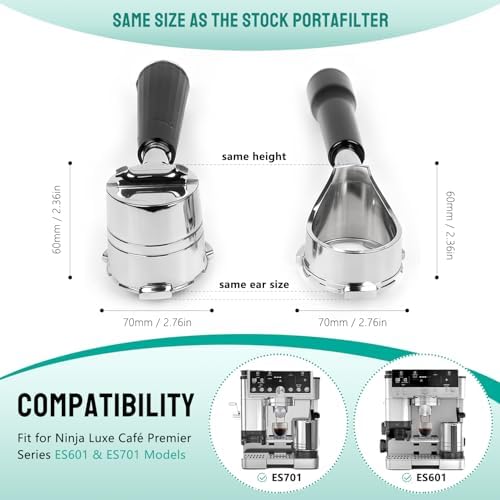Bottomless Portafilter for Ninja Luxe Café Premier ES601/Pro ES701 Series - Image 2