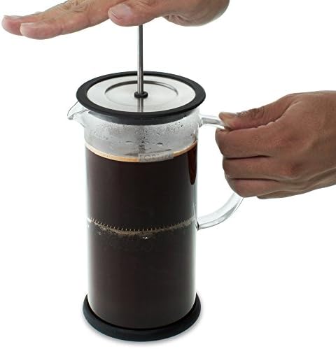 Cafe Style 828-BLK Coffee/Tea Press, 32-Ounce, Black - Image 4