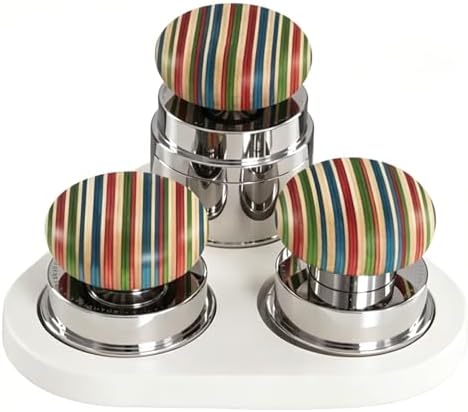 4-piece Espresso Tamper Set, 58mm Self-leveling Distributor, Wdt Tool, Calibrated Coffee Tamper, Magnetic Holder And Triangular Silicone Mat, For Espresso Portafilters White by Unknown