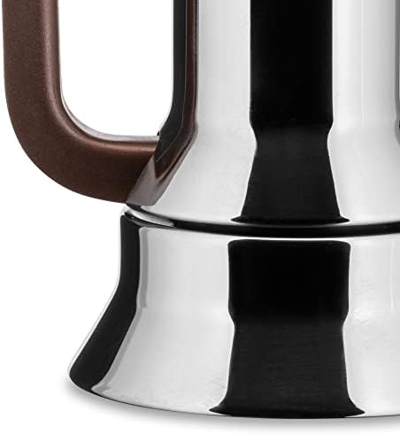Alessi 9090/3 - Design Stovetop Espresso Coffee Maker, 18/10 Stainless Steel, Mirror Polished, 3 cups - Image 4