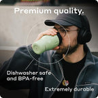 BOBBER 16 oz Stainless Steel Travel Mug Leak-Proof, Spill-Proof, Vacuum Insulated Coffee Tumbler for Car, Men Dishwasher Safe, Fits Car Cup Holder, Keeps Hot for 8 Hours (Green) - Image 5