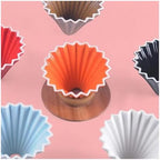1-4 People Hand-brewed Coffee Filter Cup Drip Ceramic Origami Reusable Tool(3-4CUP) - Image 2