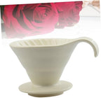 Ceramic Coffee Dripper Cup with Filter Paper, Manual Brewing Xmas - Image 3