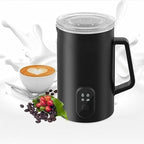 Milk Frother Electric, Stainless Steel Automatic Hot & Cold Milk Foamer with Touch Screen, 4 Functional Modes and Switching Modes At The Touch of a Button, for Latte Cappuccinos Macchiato by Unknown