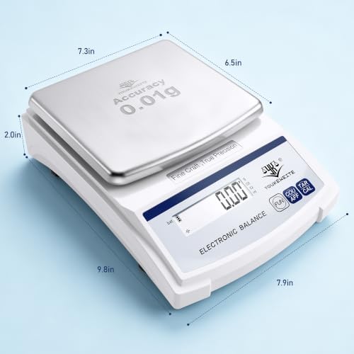 Lab Scale 5000gx0.01g, Digital Gram Weight Scale for Jewelry，Coin & Gold - Image 5