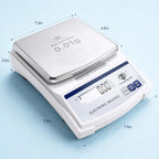 Lab Scale 5000gx0.01g, Digital Gram Weight Scale for Jewelry，Coin & Gold - Image 5