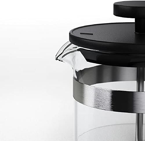 I-K-E-A UPPHETTA French Press Coffee Maker, Glass/Stainless Steel 34 oz, Black - Image 5