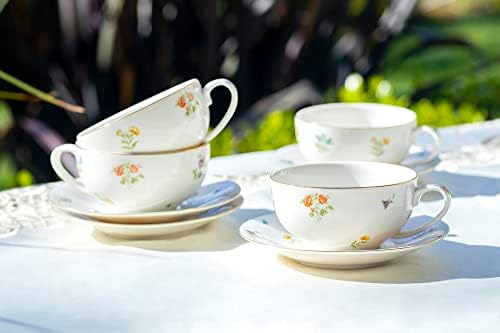 Grace Teaware Floral Elephant Fine Porcelain Tea Set 11 piece Set - Image 6