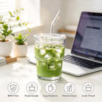 Matcha Cup Iced Coffee Tumbler, 15 oz, Set of 6 - Image 4