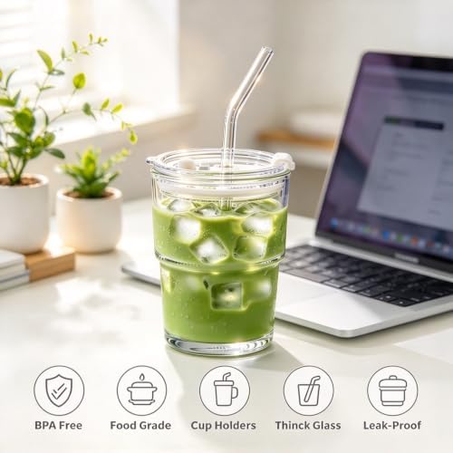 Matcha Cup Iced Coffee Tumbler, 15 oz, Set of 6 - Image 4