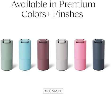 BrüMate Strova 18oz 100% Leakproof Insulated Coffee Mug | Ceramic-Lined Interior | Built-In Silicone Sleeve for Travel | Locking Flip Lid (Dark Aura) - Image 6