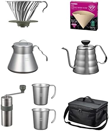 Hario Outdoor V60 Pour Over Full Set with Carry Bag by Hario