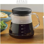 Akebono Sangyo TW-3732 Unbreakable Coffee Server, 16.9 fl oz (500 ml), Made in Japan, Resin, Microwave Safe, Dishwasher Safe, Graduated Marked - Image 2