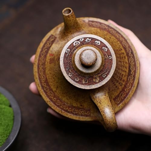 Tea Kettle Retro High Temperature Mud Firewood Burning Cloud Stove Teapot Chinese Tea Room Tea Maker Ceramic Tea Infuser - Image 4