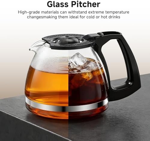 Coffee Maker, 5 Cup Programmable Drip Coffee Machine-Black - Image 6