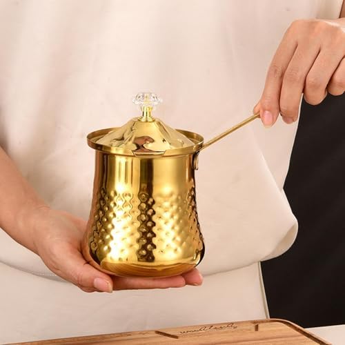 coffee maker， Gold W Anti Overflow Spout Tea Kettle for Coffee(Medium) - Image 2
