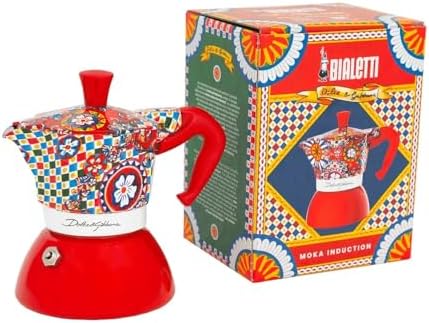 Bialetti Dolce & Gabbana Mochinduction 2 Cup Induction & Direct Fire (Coffee Maker, Espresso Makinetta) - Image 3