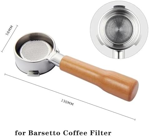 58mm 3 Ear Stainless Steel Bottomless Portafilter，Compatible For Breville，Mini/Max/VCF-126X Coffee Filter Accessory(58mm-C1) - Image 2