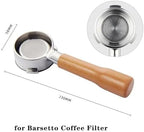 58mm 3 Ear Stainless Steel Bottomless Portafilter，Compatible For Breville，Mini/Max/VCF-126X Coffee Filter Accessory(58mm-C1) - Image 2