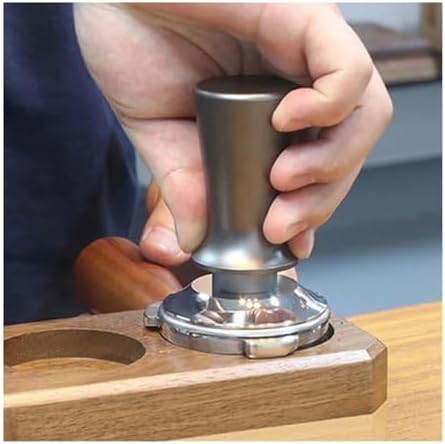 Coffee Tamper 51/53/58mm Calibrated Pressure Steady Tamper Flat Stainless Steel Espresso Powder Hammer Accessories(Silver 58MM) - Image 6