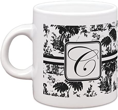 Personalized Toile Single Shot Espresso Cups - Set of 4 - Image 4