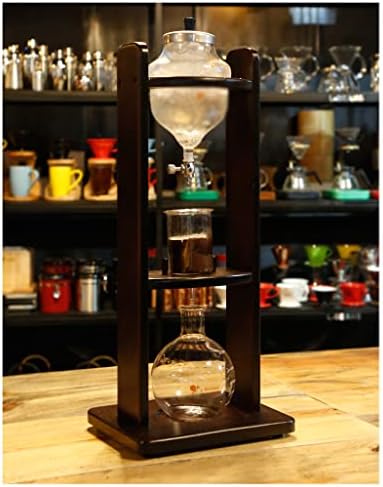 JITEM Cafetera Ice Cold Dripper Coffee and Tea Maker Dripper Brewer Maker with Adjustable Water Flow Stainless Steel Filter Glass Carafe for Coffee or Tea - Image 7