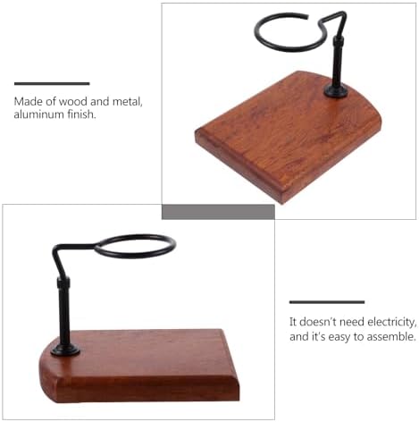 Wood Coffee Dripper Stand Adjustable Hand Brew Rack for Coffee Lovers - Image 3