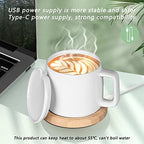 55?? Constant Temperature Milk Cup Heater,Coffee Mug Warmer,200ml Coffee Cup Warmer,USB Electric Beverage Warmer for Desk Office Women Gift, Coffee Mug Warmer,55?? Constant Temperature Milk CuCup - Image 6