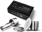 Refillable Coffee Capsule Compatible With Coffee Makers Stainless Steel Coffee Pod Reusable Coffee Filter(1PCS Pod) by Unknown