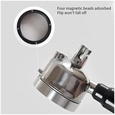 Coffee Dosing Ring Magnetic 51MM 53MM 58MM For Portafilter Accessories Barista Funnel Tool Coffeeware(Black 53 MM) - Image 4