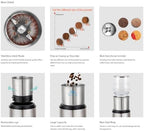 DR MILLS DM-7452 Electric Coffee Grinder,Spice Grinder Electric and Chopper,Detachable Cup, Diswash Free, Blade & Cup Made with SUS304 Stainless Steel - Image 3