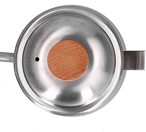Drip Coffee Kettle, 650ml Stainless Steel Long Gooseneck Spout Coffee Pot Pour Over Tea Pot with Wooden Handle for Camping Home Kitchen - Image 7