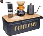 SOTECH Pour Over Coffee Maker Set Portable Pour Over Set-Manual Coffee Grinder Heatproof Glass Coffee Dripper for Traveling Camping by SOTECHLLC