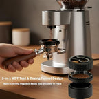 58mm WDT Tool for Espresso, Coffee Distribution Tool with 10 Stainless Steel Needles, Triple-Gear Rotation System, 24 Strong Magnets, All-Metal CNC Aluminum Espresso Stirrer, Coffee Bar Accessories - Image 3