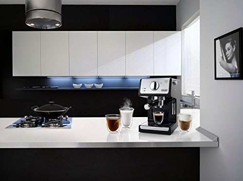 De'Longhi A-3220-RMB Espresso Cappuccino Maker Manual Frother, 9.6 x 7.2 x 11.9, Black - Image 4
