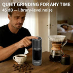 Portable Conical Burr Coffee Grinder, Dual-Mode Electric & Manual - Image 6