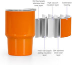 CHLJAR 3 oz Mini Tumbler, 108 pack Mini Tumblers Shot Glass with Straw and Lid, Colored Stainless Steel Double Wall Vacuum Insulated Cups for Party, Birthday, Festival, Wedding (12 Colored) - Image 4