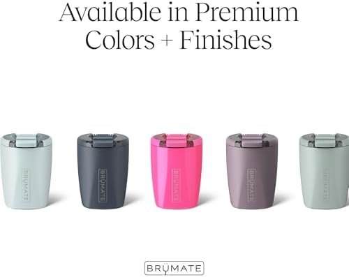 BrüMate Rocks 12oz Insulated Lowball Whiskey Tumbler, Blue Agave - Image 2