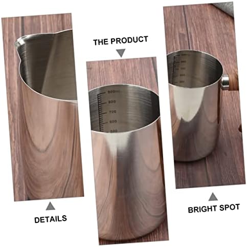 1Pc Pot Resisting Container Soap Measuring Candle Chocolate Steel Cappuccino Spout Boiler Holder Heat- Frothing Stainless Handle Candles Melting Wax Pitcher Scale Cups an - Image 5